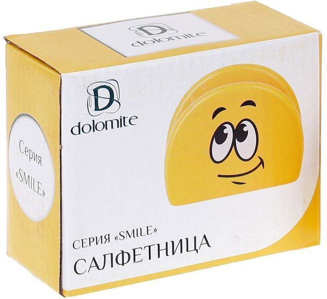 Серветниця "Funny Smile" керамічна 10.7х5х8.4см (арт. 32320055) фото