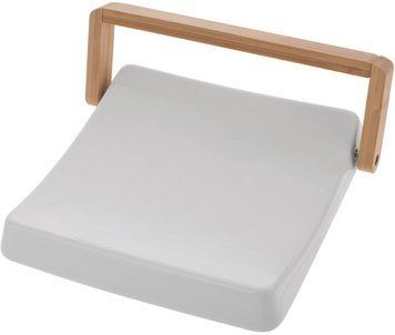 Підставка для серветок Ceram Bamboo 20x18см порцеляна з дерев'яним затиском (арт. 32326705) фото