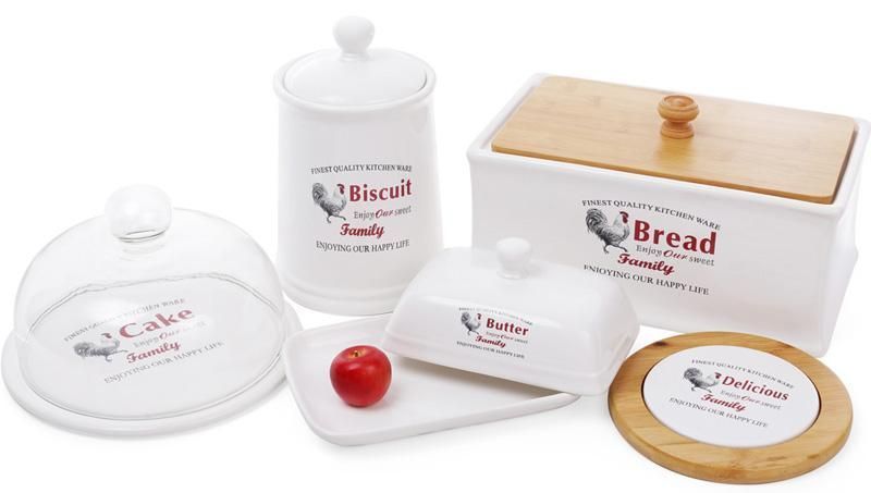 Банка керамічна "Тоскана" Family BISCUIT 1.75л для зберігання сипучих продуктів (арт. 32313422) фото