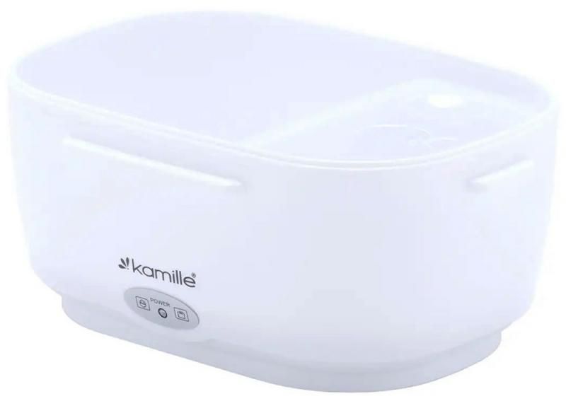 Ланч-бокс Kamille Snack 450мл + 650мл з підігрівом (220V або 12V), сірий (арт. 32326846) фото