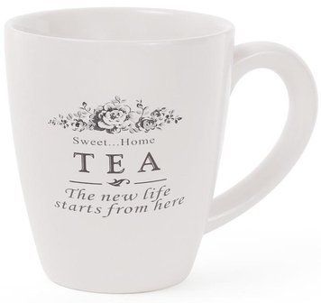 Кружка керамічна "Sweet Home TEA" 300мл (велика чайна чашка) (арт. 32314005) фото