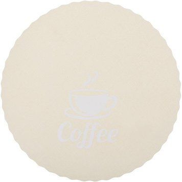Набір 12 сервірувальних килимків Doily Coffee &Oslash;38см, плейсмат (подтарельники), молочний (арт. 32327789) фото
