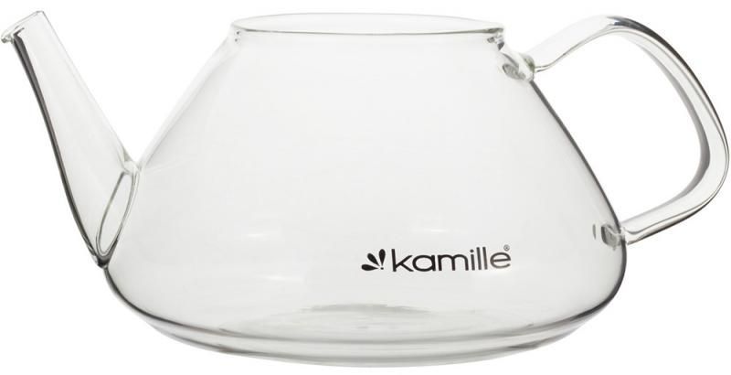 Чайник скляний заварювальний Kamille 1000мл зі знімним ситечком (0782l) (арт. 32326869) фото