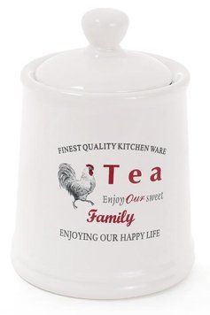 Банка керамічна "Тоскана" Family TEA 650мл для зберігання сипучих продуктів (арт. 32314011) фото