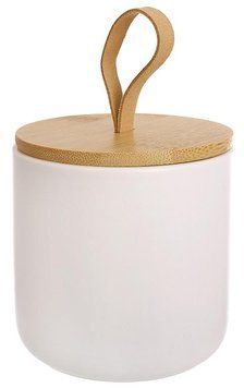 Банка керамічна Ceram-Bamboo 550мл з бамбуковою кришкою (арт. 32329570) фото