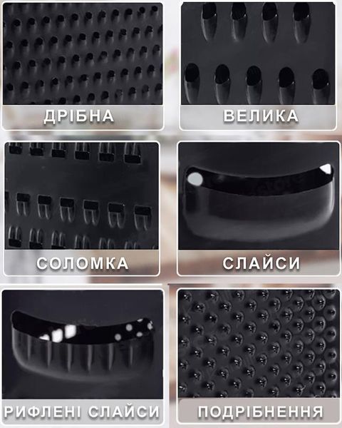 Терка Ofenbach Grater 6-гранна 14х11.5х23см із нержавіючої сталі (арт. 32329275) фото
