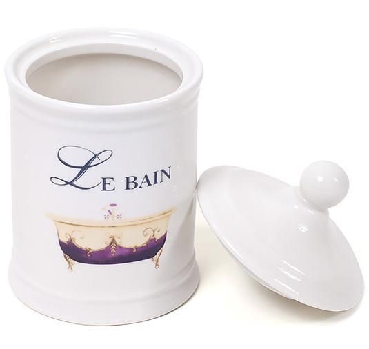 Ємність LE BAIN Ø10.5х18.5см для засобів гігієни, фарфор (арт. 3239650) фото - "RestoMarket" Ємність LE BAIN Ø10.5х18.5см для засобів гігієни, фарфор (арт. 3239650) фото